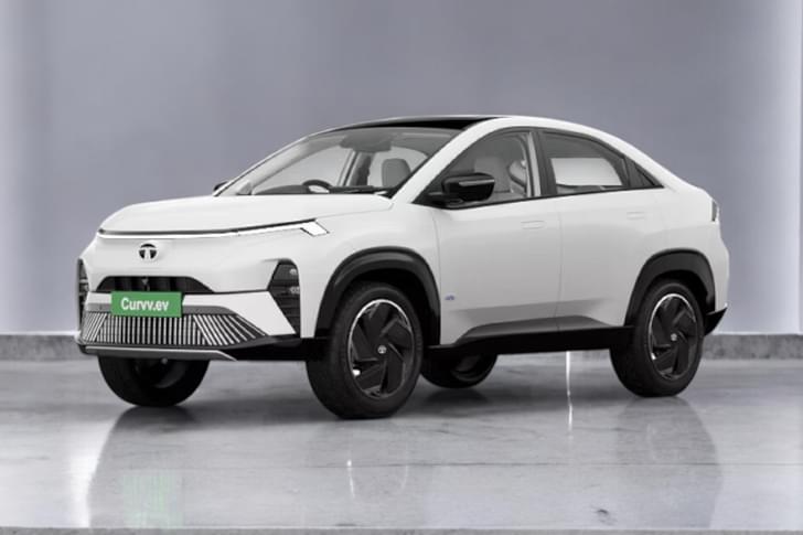 Tata Curvv Ev Color Pristine White